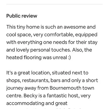 Tiny Home, Boscombe Manor Bournemouth Buitenkant foto